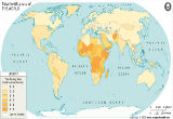 Total Fertility Rate of the World