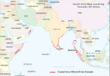 Tsunami Affected Areas of the World