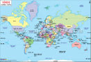 World Map in Hindi