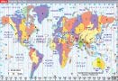 World Time Zone Map